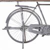Recibidor Bicicleta De Madera Y Metal Lacado Plata 198x50x94