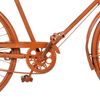 Recibidor Bicicleta De Madera Y Metal Lacado Color Cobre 198x50x94