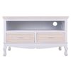 Mueble Bajo De Madera Blanco 100x42x61