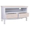 Mueble Bajo De Madera Blanco 100x42x61