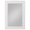 Espejo De Madera Y Rejilla Blanca 70x2.5x100