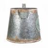 Jarra De Metal Plateada 26xd17.5x15.5 T:13cm