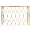 Recibidor De Metal Dorado 120x40x80