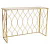 Recibidor De Metal Dorado 120x40x80