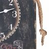 Reloj De Pared De Madera Negro 26x48x2