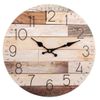 Reloj De Pared De Madera Marrón D34x2