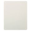 Placa De De Pared De Metal Blanca 20x25x0,06