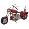 Moto De Metal Roja 19.5x7x10.5