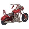 Moto De Metal Roja 19.5x7x10.5