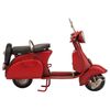 Moto De Metal Roja 17x7x11