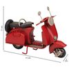 Moto De Metal Roja 17x7x11