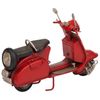 Moto De Metal Roja 17x7x11