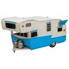 Caravana De Metal Azul 28x12.5x15