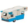 Caravana De Metal Azul 28x12.5x15