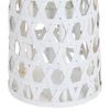 Farol Portavelas De Madera Blanco D14.5/18.5x46.5