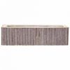 Cesto Rectangular De Madera Gris 40.5x14.5x11