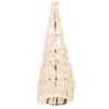 Árbol Decorativo De Algodón Trenzado Blanco D18x52