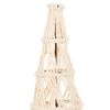 Árbol Decorativo De Algodón Trenzado Blanco D18x52