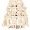 Árbol Decorativo De Algodón Trenzado Blanco D15.5x38