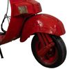 Barra Botellero Moto Vespa De Metal Y Madera Roja 185x66x115