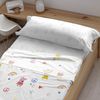 Pack De Juego De Sábanas 100% Algodón Peppa Pig Peace / Cama De 105 (175x270 Cm)