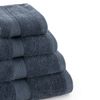 Toalla 100% Algodón Peinado 650 Gr. Denim Blue / 50x100 (2 Unidades)