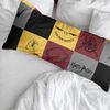 Funda De Almohada 100% Algodón Hogwarts Cuadros / 65x65 Cm