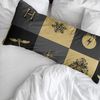 Funda De Almohada 100% Algodón Hogwarts Cuadros Navidad / 48x125 Cm