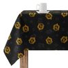 Mantel Resinado Antimanchas Hufflepuff Shield Black / 250x140 Cm