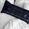 Funda De Almohada 100% Algodón Ravenclaw Cuadro / 48x110 Cm