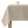 Mantel Resinado Antimanchas Plumeti Blanco / 250x140 Cm