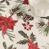 Mantel Resinado Antimanchas Belum Christmas Flowers 250 X 140 Cm