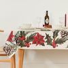 Mantel Resinado Antimanchas Belum Christmas Flowers 300 X 140 Cm