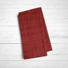 Servilletas Algodón-lino Pack De 2 Unidades Liso Rojo / 45x45 Cm(2ud.)