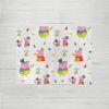 Mantel Individual Kids&cotton Time Backing Multicolor 45 X 35 Cm 2 Unidades