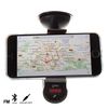 Manos Libres Bluetooth Fm + Soporte De Ventosa Para Movil Dam 360º Fm09 16x7x4 Cm. Color: Negro