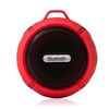 Altavoz Bluetooth Dam Circular Resistente Al Agua Con Ventosa C6 8x4x9 Cm. Color: Rojo