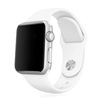 Correa De Silicona Dam Compatible Con Apple Watch De: 38/40/41mm Talla S/m 20x2x0,2 Cm. Color: Blanco