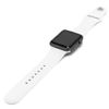 Correa De Silicona Dam Compatible Con Apple Watch De: 38/40/41mm Talla S/m 20x2x0,2 Cm. Color: Blanco