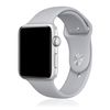 Correa De Silicona Dam Compatible Con Apple Watch De: 42/44/45/49mm Talla S/m 21x2 Cm. Color: Gris