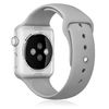 Correa De Silicona Dam Compatible Con Apple Watch De: 42/44/45/49mm Talla S/m 21x2 Cm. Color: Gris