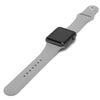 Correa De Silicona Dam Compatible Con Apple Watch De: 42/44/45/49mm Talla S/m 21x2 Cm. Color: Gris