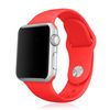 Correa De Silicona Dam Compatible Con Apple Watch De: 38/40/41mm. Talla M/l. 23x2x0,2 Cm. Color: Rojo