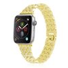 Correa Damde  Metal Con Brillantes Compatible Apple Watch 42/44/45/49mm 19x1x0,3 Cm. Color: Oro