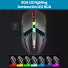 Ratón Gaming G314 Con Luces Led Rgb, 800, 1200 Y 1600 Dpi