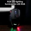 Ratón Gaming C-13, Hasta 10,000dpi, 1000hz, 13 Botones Programables,iluminación Led Rgb