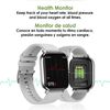 Smartwatch Dam  Dt35+ Con Termómetro, Monitor De Tensión Y Oxígeno En Sangre. Notificaciones En Pantalla Ios Y Android. 3,7x1,2x4,8 Cm. Color: Plata