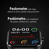 Smartwatch Dam  Dt35+ Con Termómetro, Monitor De Tensión Y Oxígeno En Sangre. Notificaciones En Pantalla Ios Y Android. 3,7x1,2x4,8 Cm. Color: Plata