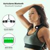 Masajeador De Cuello Inteligente Dam Con Auriculares Bluetooth 5.0. 15,5x5x13,5 Cm. Color: Negro