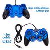 Mando Gaming Usb Para Pc, Con Cable, 12 Botones, Joysticks Analógicos